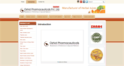 Desktop Screenshot of oshidpharma.com